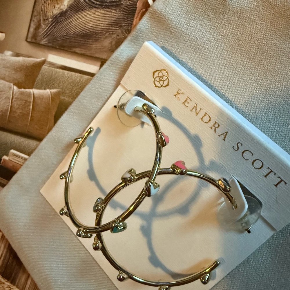 Kendra Scott Haven Hoop Earrings in multicolor